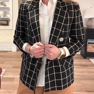 Vintage giorgio do santangelo plaid blazer